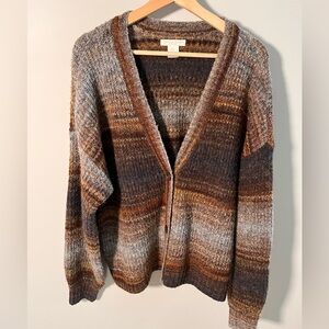 Christian Siriano Earthy Tones Cardigan size large